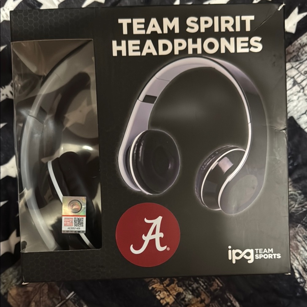 ALABAMA Team spirit Headohones with Padded Ear Cups
